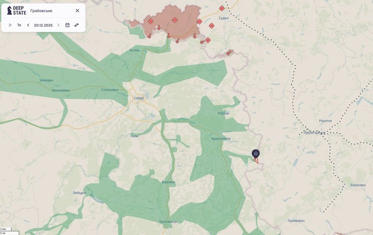 Село Грабівське карта