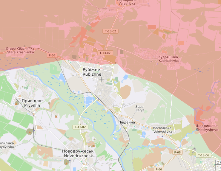 рубежное, обстрелы рубежного