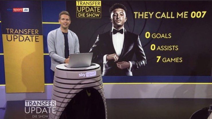 Джейдон Санчо Германия телевидение