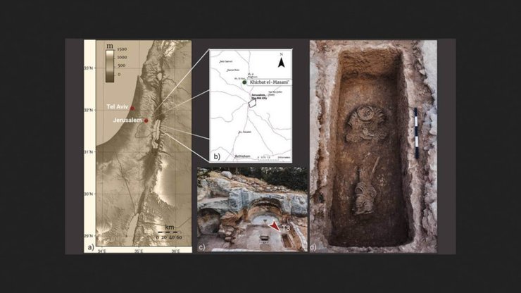 аскет, поховання, жінка, чоловік, кайдани, ланцюги, залізо, аскетизм, монастир, Єрусалим, християнство, паломники, релігія, відкриття, археологи, археологія