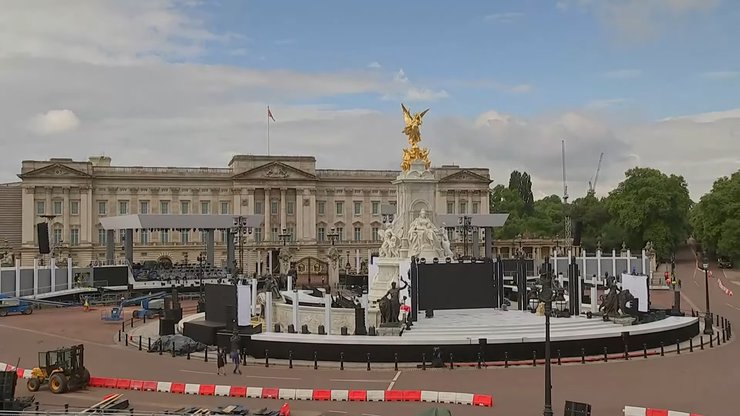 букингемский дворец, платиновый юбилей, королева елизавета