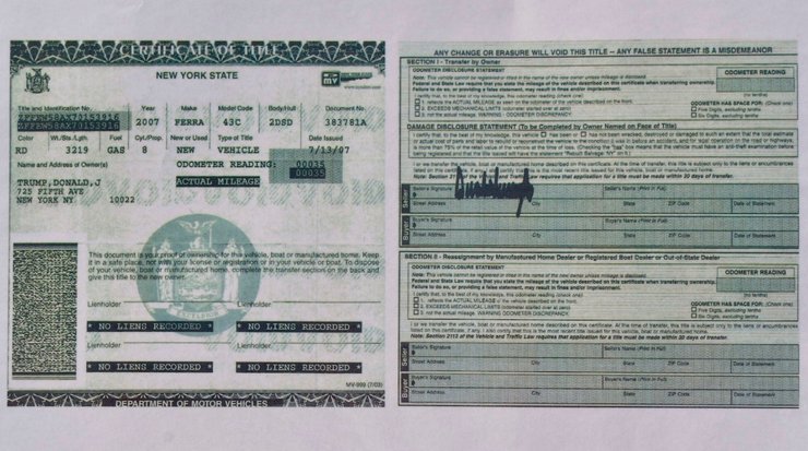 Ferrari F430, дональд трамп