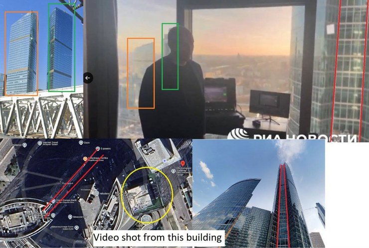 Место, откуда запускали российский дрон из Москва-Сити, геолоцировали