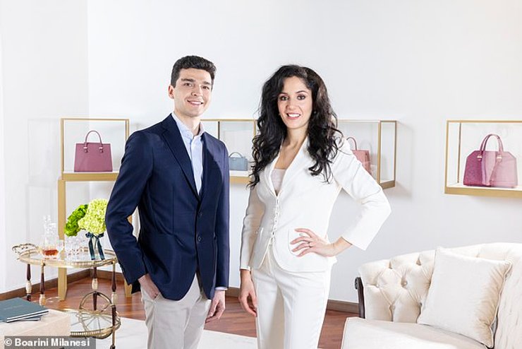Родольфо Миланези и дизайнер Каролина Боарини