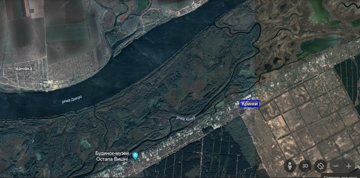 Местность возле села Крынки на Херсонщине