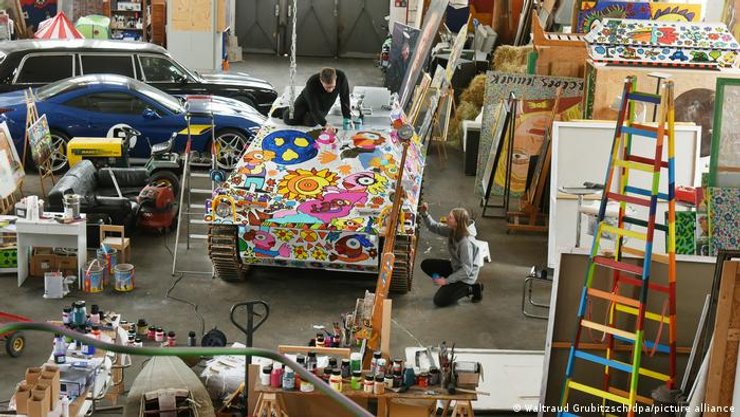 Германия, Украина, Россия, танк