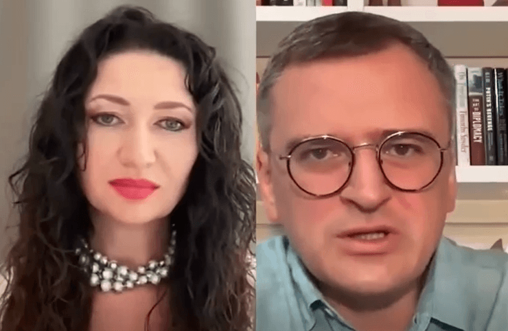Дмитрий Кулеба и Олеся Бацман