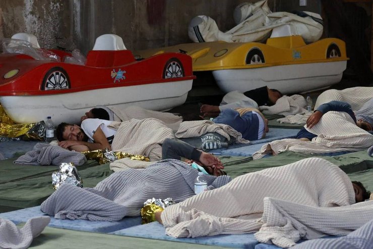 мігранти, греція