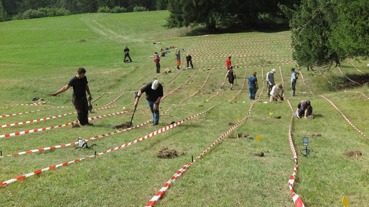 Раскопки, Швейцария, археология, древний рим