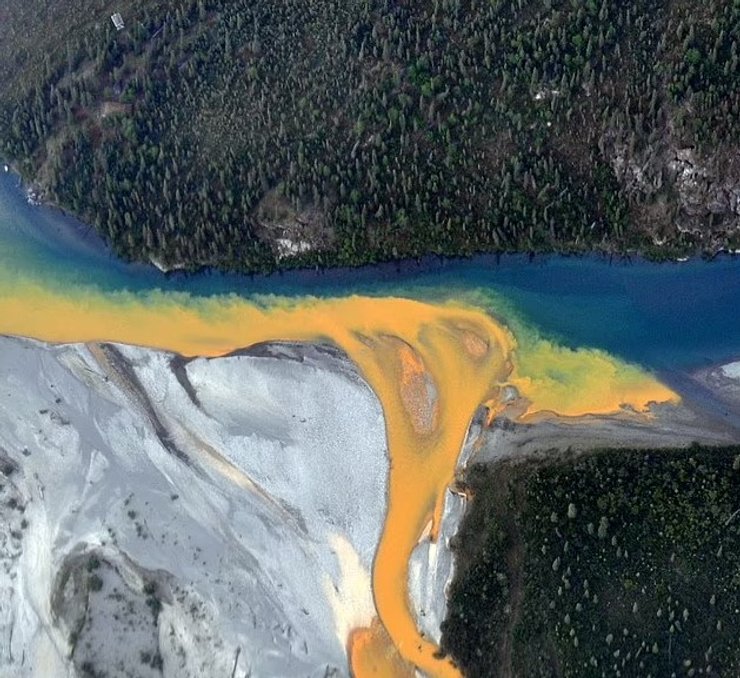 аляска река окисление