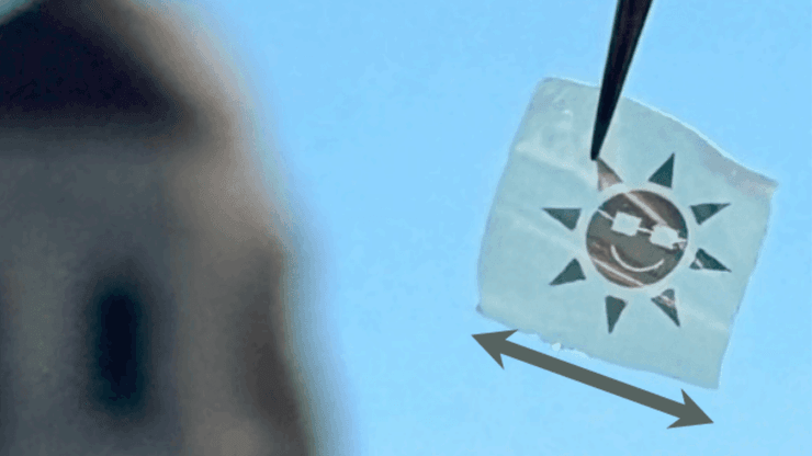 прозрачный и гибкий солнечный элемент