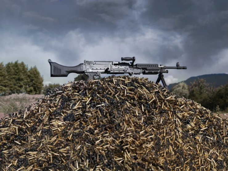 Кулемет SAR 762 MT , турецький кулемет, зброя НАТО