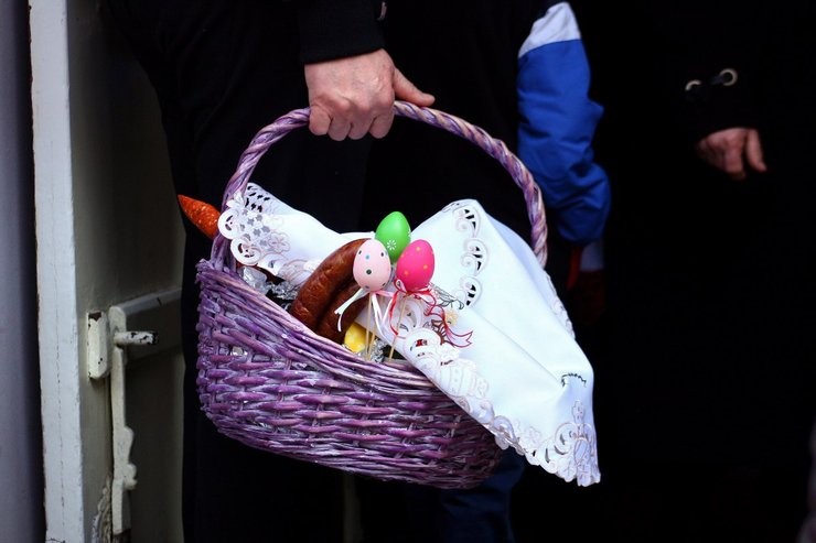 пасха, пасхальная неделя 2024, пасхальная корзина