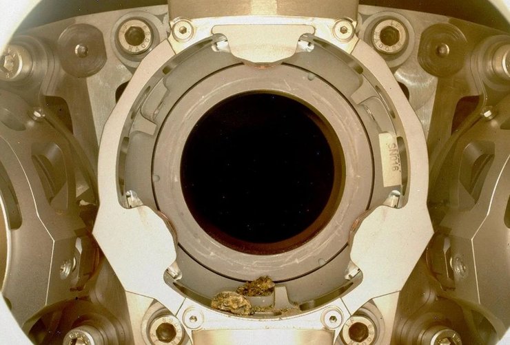 марсоход Perseverance, сбор образцов, обломки породы