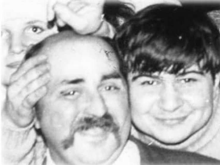 Парамоша зі знаменитим уболівальником на прізвисько Кіт.