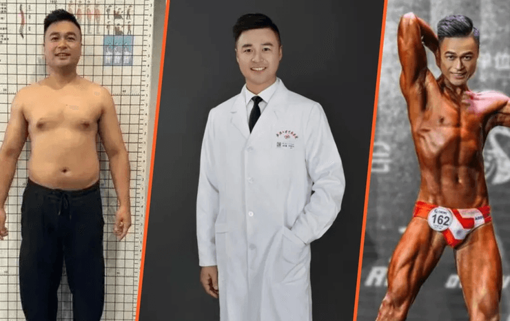 Мужчина сбросил 25 кг за месяц, похудел на 25 кг за 42 дня, особый метод, стал бодибилдером, стал чемпионом, избыточный вес, решил похудеть, угроза здоровью