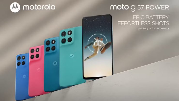 Бюджетный телеофон Motorola G57 Power
