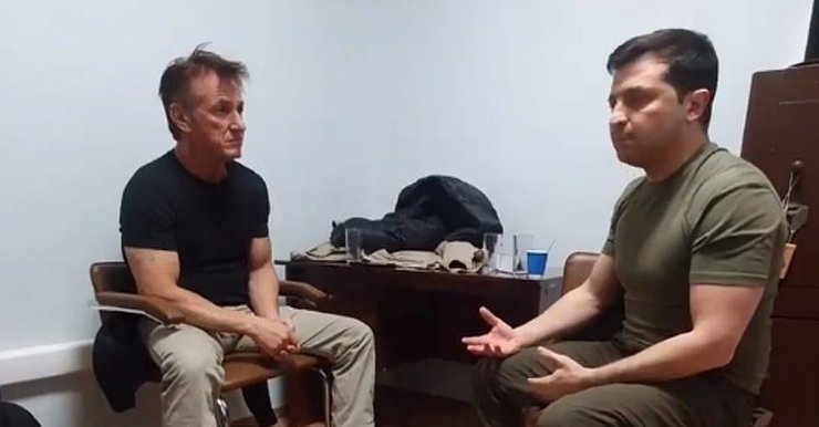 шон пенн, Володимир Зеленський