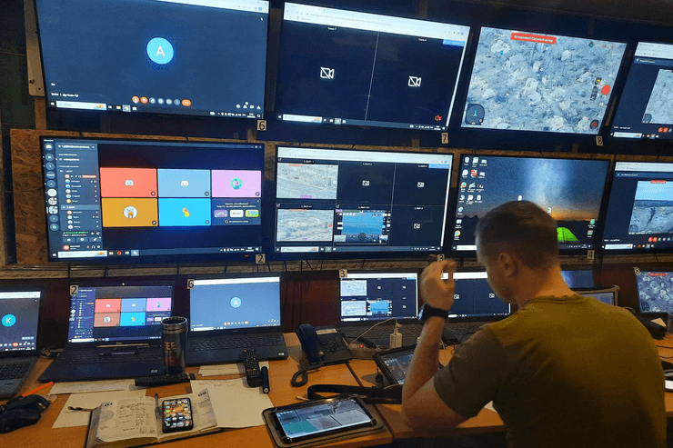 командный пункт всу, трансляция аэроразведки