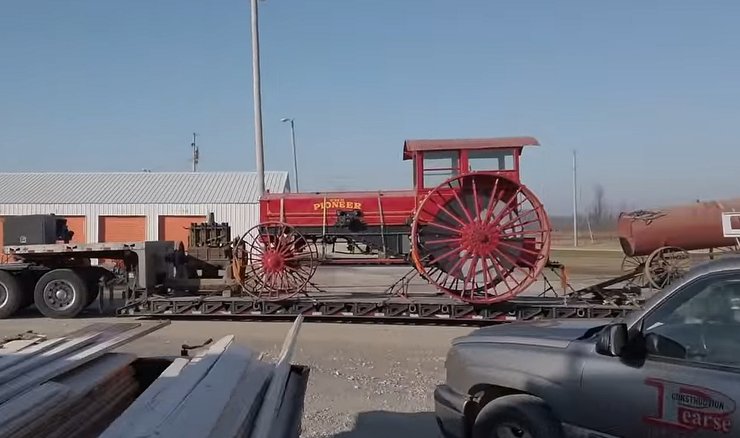 Pioneer 30-60, трактор Pioneer, старинный трактор, Pioneer 1912 года