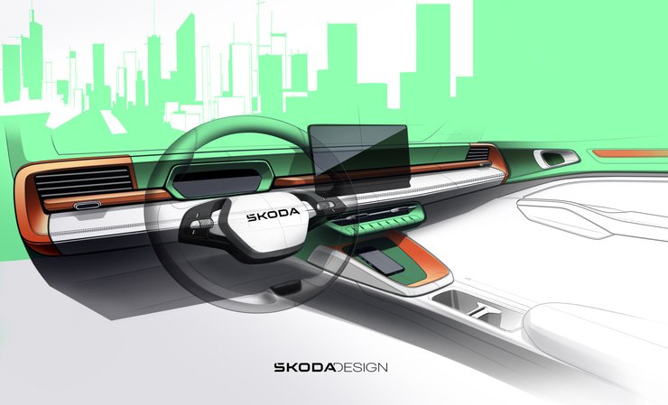 Салон Skoda Epiq