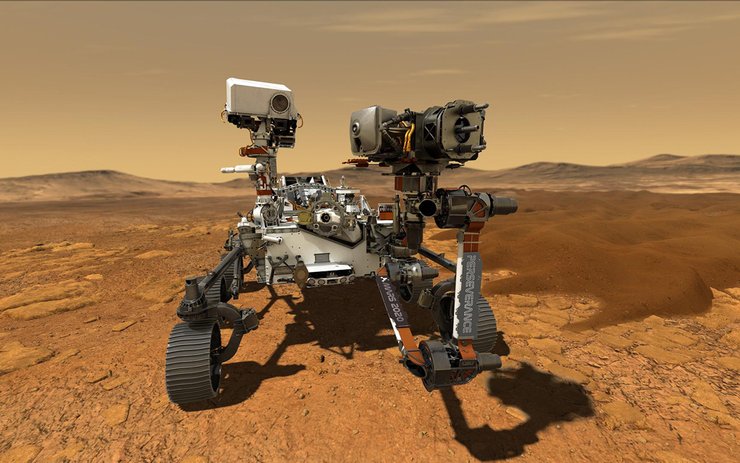 фото, марсоход и вертолёт Perseverance (Упорство)