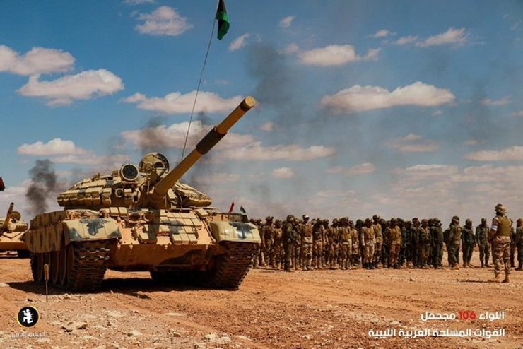 Т-62МВ в Ливии