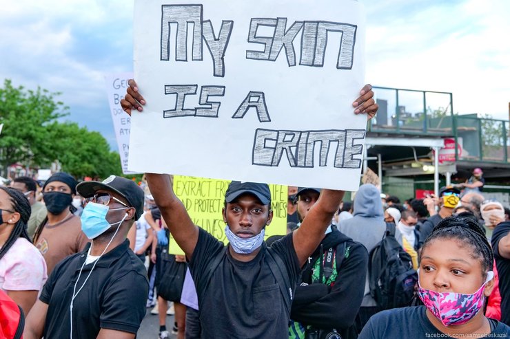 протесты в сша