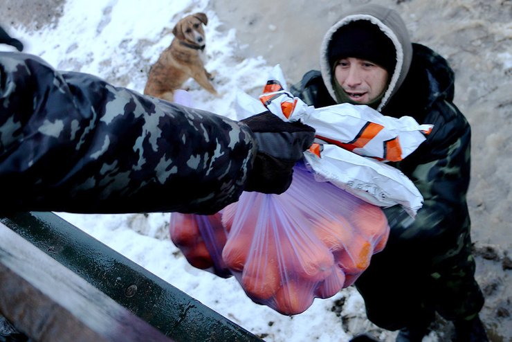 Новый год под Дебальцево