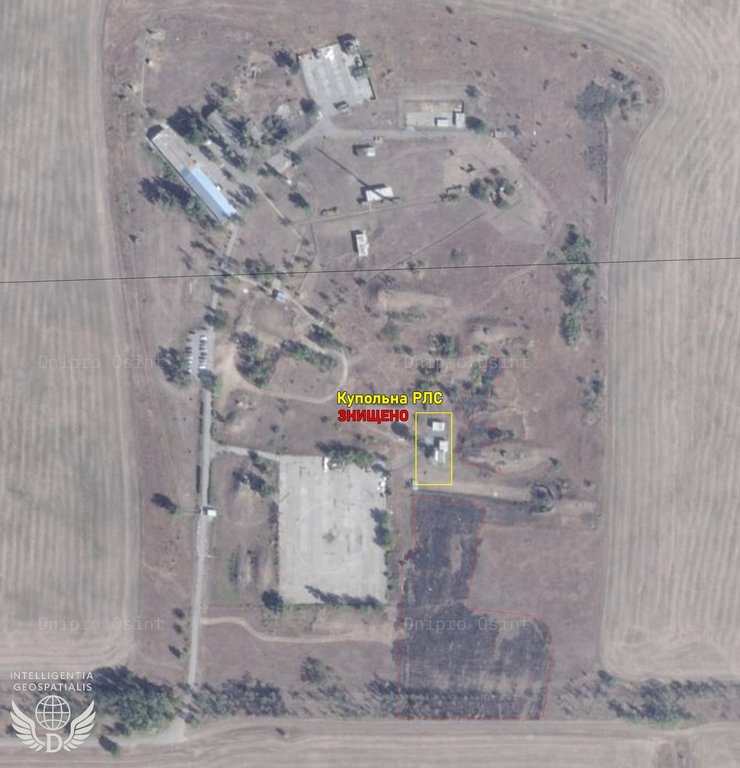 РЛК-1 "Навигация Юга" втратила купол після удару 3-4 вересня