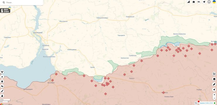 Ситуація в Запорізькій області