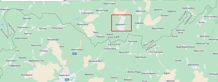 Курковичи на карте