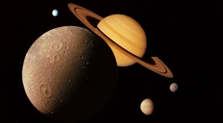Сатурн спутники