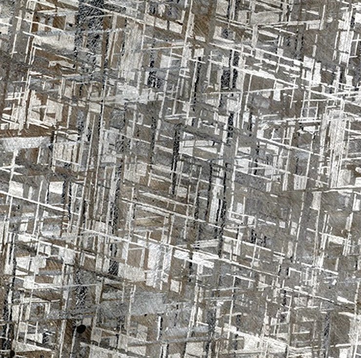 узор, метеорит, окстаэдрит