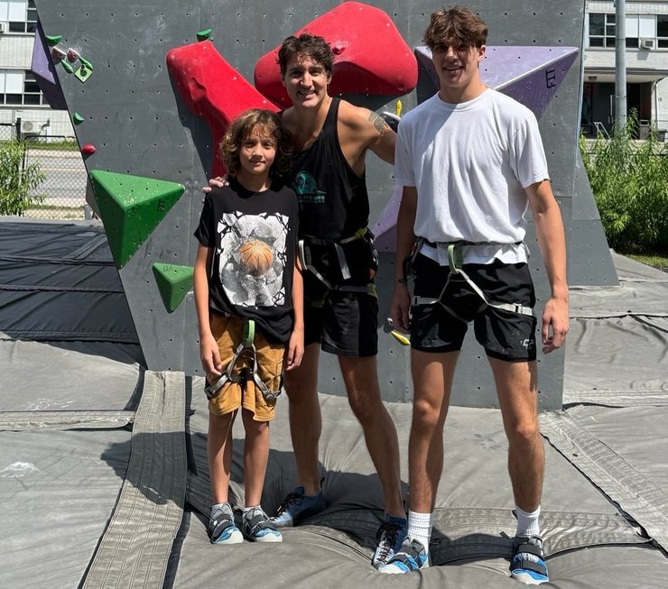 Джастин Трюдо и дети