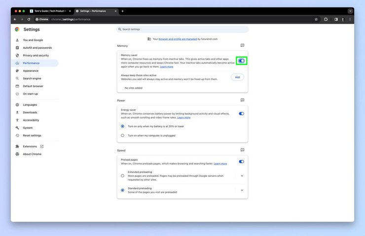 Chrome, браузер, меню, скриншот
