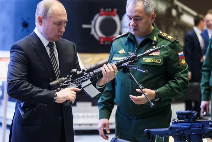 путін з гвинтівкою, путін і шойгу
