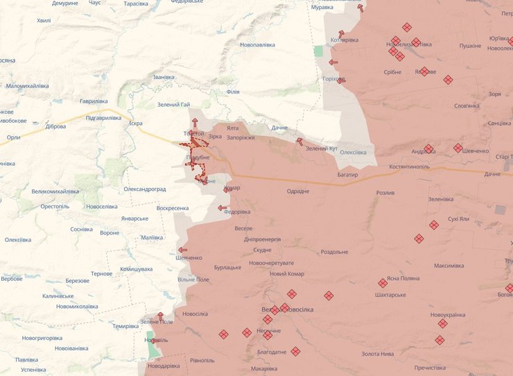 фронт Новоопавловское направление