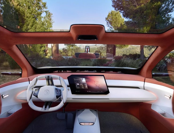 салон BMW Neue Klasse, BMW Vision Neue Klasse, BMW Neue Klasse, электромобиль BMW, кроссовер BMW