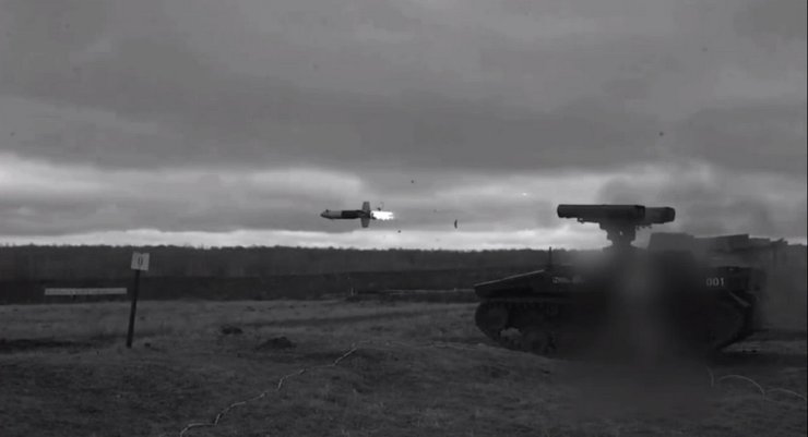 робот Маркер, ПТРК Корнет