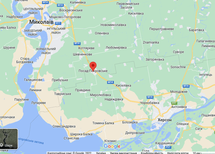 визволення посад покровського