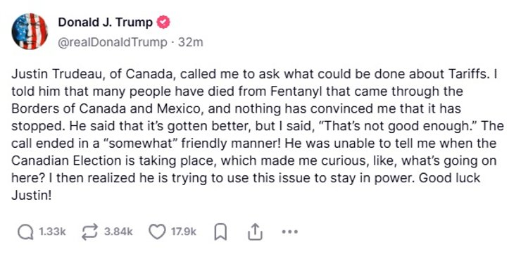 дональд трамп, джастин трюдо