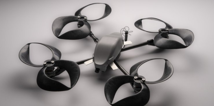 Дрон с тороидальными пропеллерами