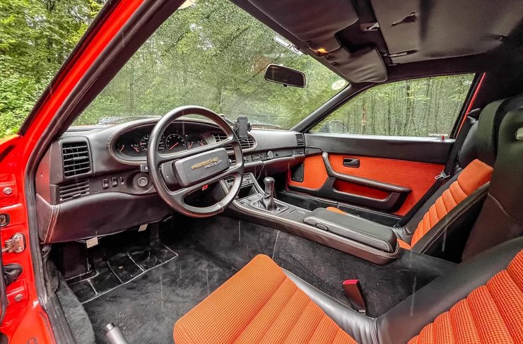 салон порше 944, Porsche 944, Porsche 944 1987, шестиколесное авто