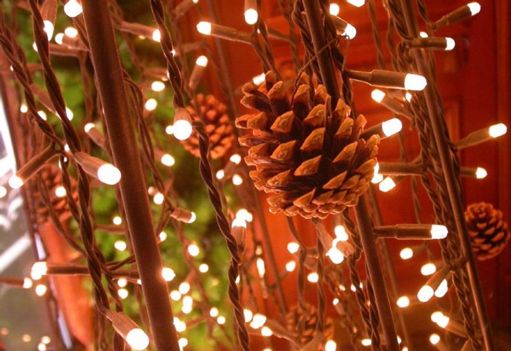 Новогодние гирлянды фото 2021