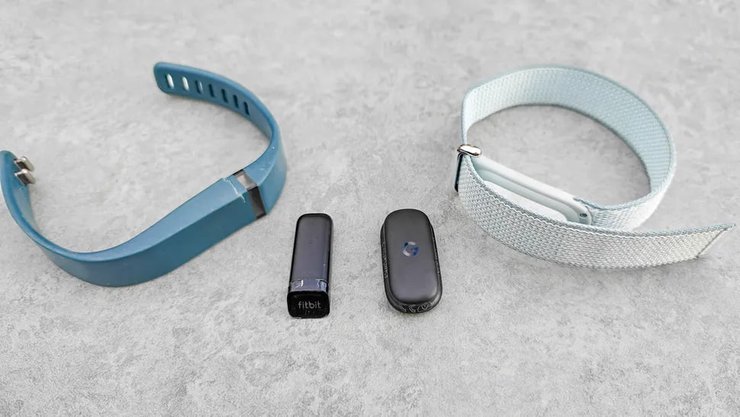 Браслети Fitbit Air (2026) та Fitbit Flex (2013)