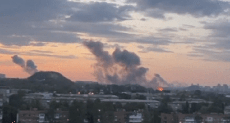 удар по заводу топаз донецьк