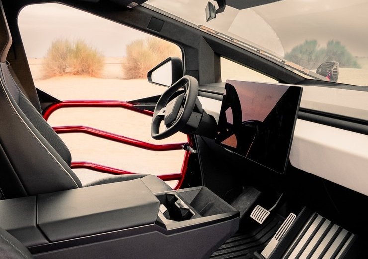 салон Tesla Cybertruck