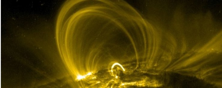 корональна петля, Сонце, плазма, сонячний спалах