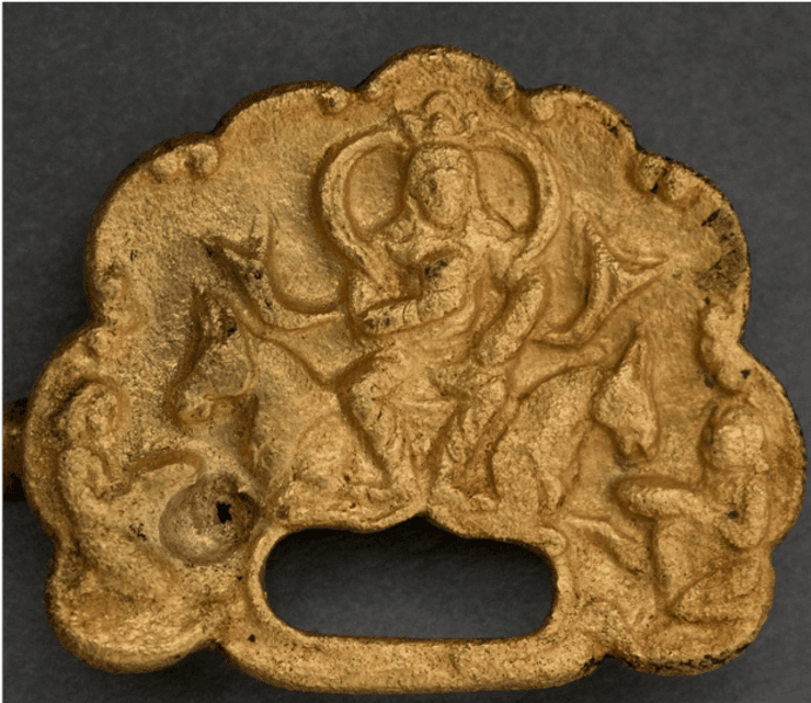 археология, Кахастан, тюрки, правитель, каган, пряжка, украшение, золото, кагант, пояс, история, археологи, ученые